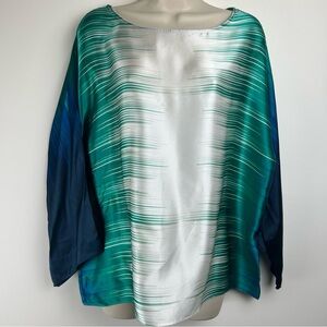 Chico's Black label silk tunic